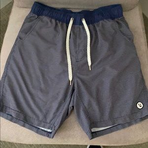 Vuori athletic multipurpose lines shorts.